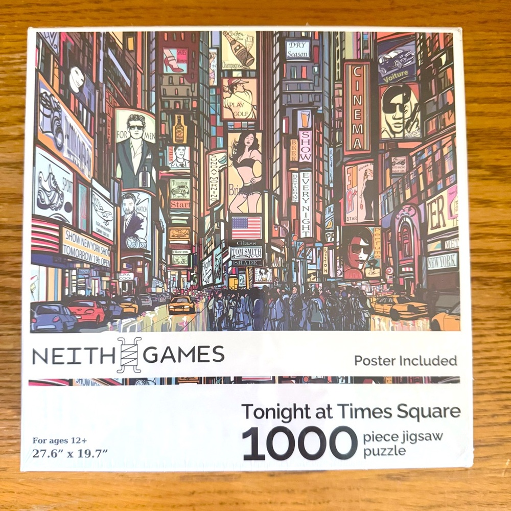 'Tonight at Times Square' Jigsaw Puzzle - 1000 Pieces